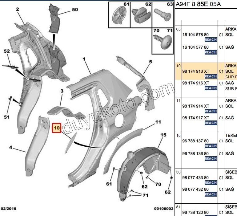 DODIK ARKA KAPI UC L P20082
