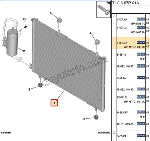 Klima Radyatörü P206