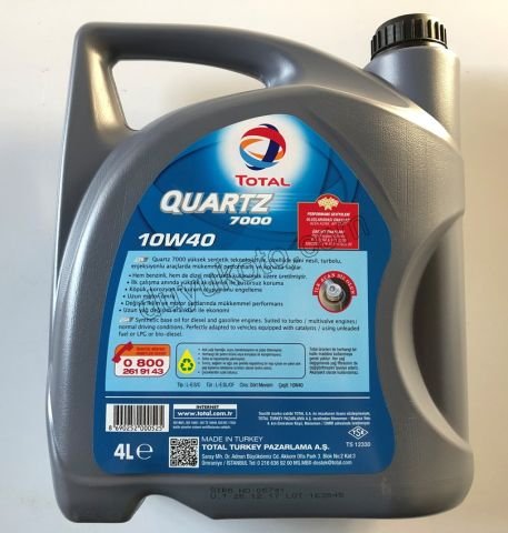 EUROREPAR MOTOR YAĞI 10W40 4LT API SL/CF