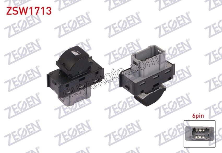 2019> Partner Rifter Berlingo Combo Doblo Proace City Sağ Ön Cam Açma Anahtarı