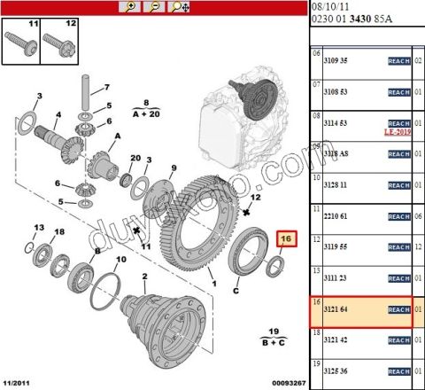 Aks Mili Sol  Keçe Otomatik Vites (AL4)