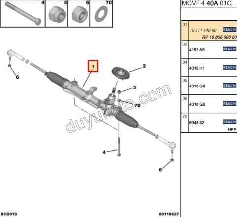 Direksiyon Kutusu PBP FRN 1.4HDİ Euro4 02/11