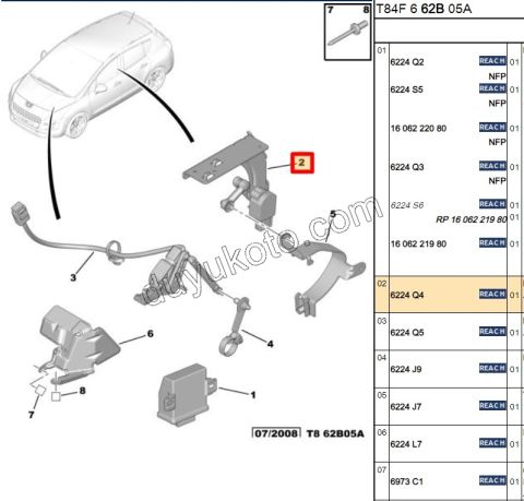 SENSOR FAR AYAR P3008 T84