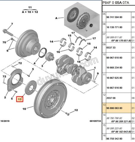 SENSOR KRANK SAC CEMBER EB2 1.2CC 130HP
