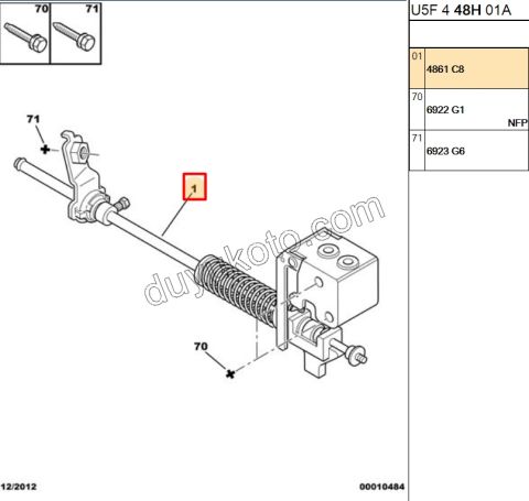 Fren limitörü BXR2 DW10
