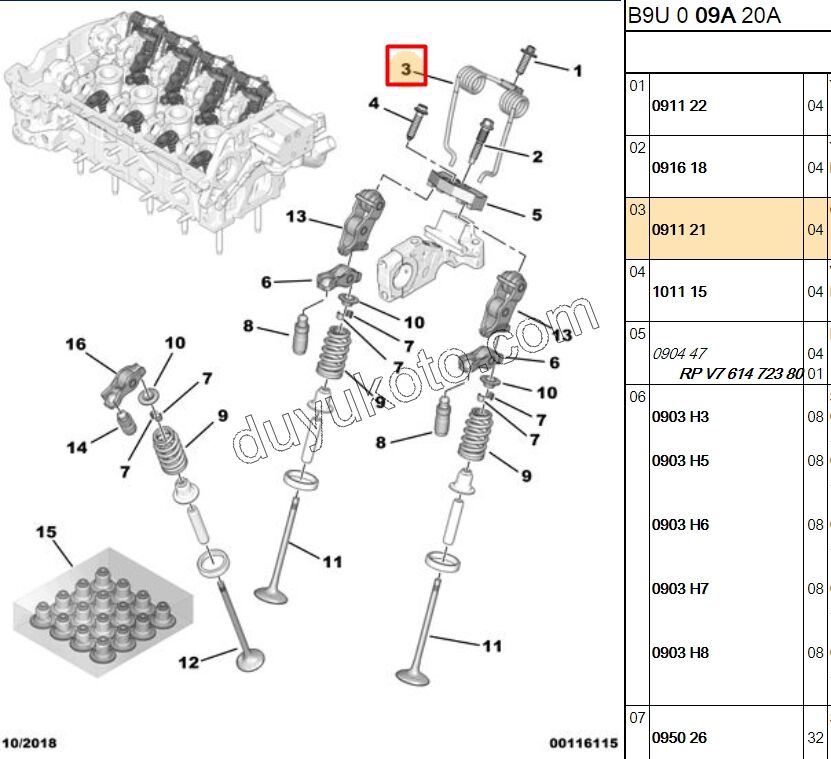 YAY SUBAP HOROZ SABITLEME