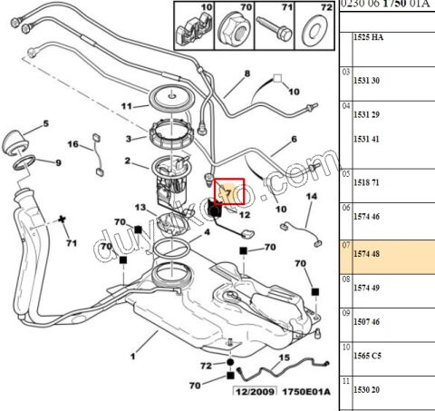 Yakıt Hortumu C31 SAMANDIRA+BENZ FILTRE KISA