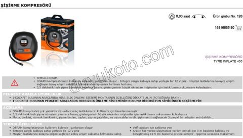 Seyyar Lastik Şişirme Kompresör
