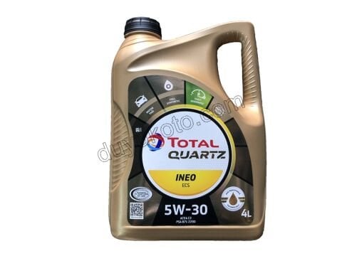 TOTAL YAG 5W30 4 LT QUARTZ INEO ECS DPF++