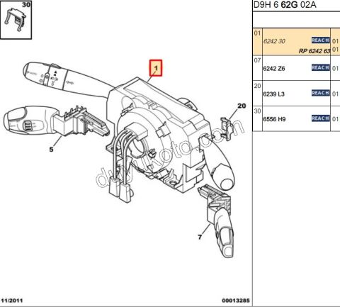 Far Silecek Kumanda Kolu (Sinyal Ünitesi)