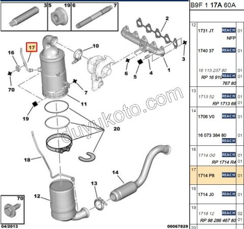 BORU FAP FILTRE UST DV6