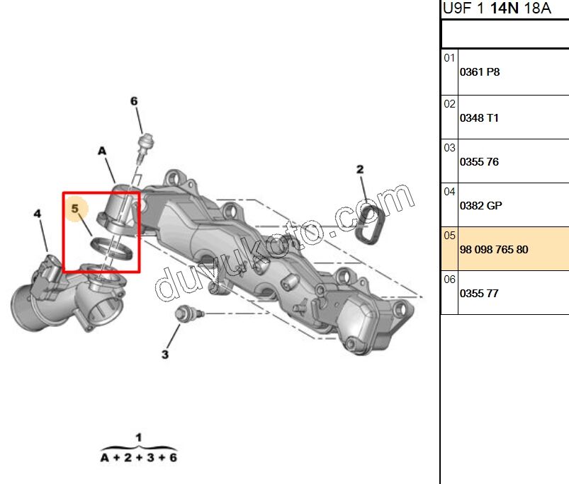 Emme Manifold Contası  BXR3