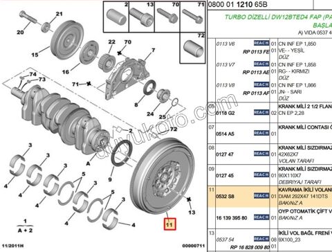 VOLAN P407 C52 DW12BTED4