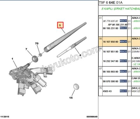 KOL CAM SILGI ARKA P3082