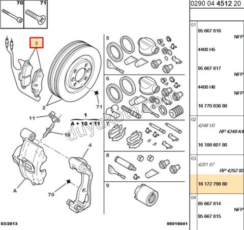 Fren Balatası Ön XN/XP