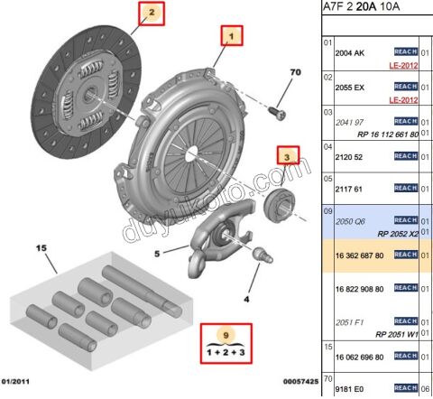 DEBRIYAJ SET 1.6İ 16V Benzinli