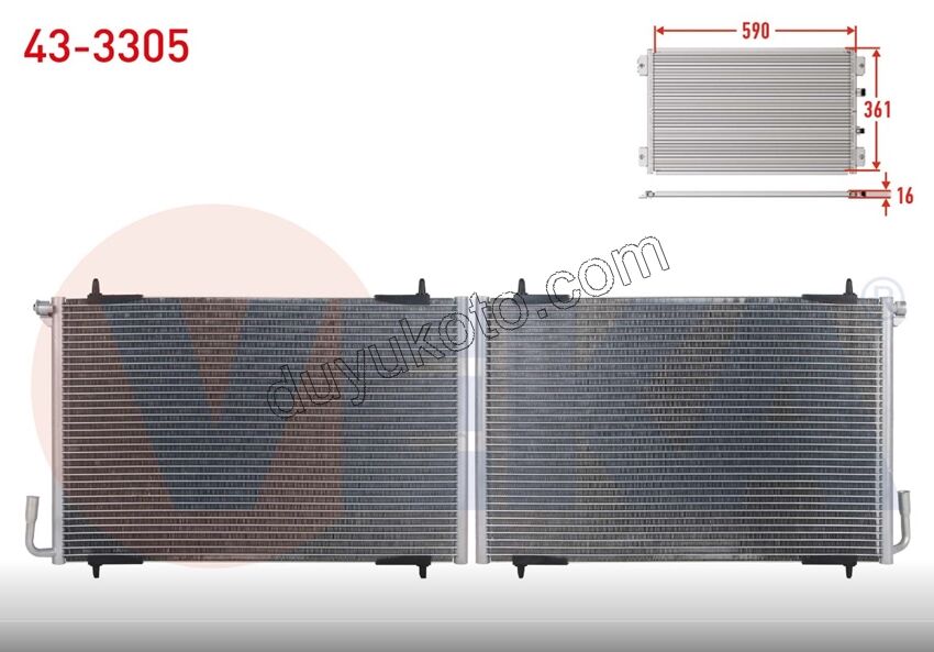 Klima Radyatörü P206