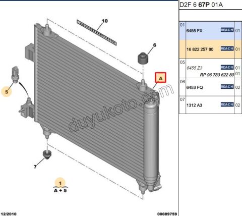Klima Radyatörü P407 C52 C6 1.6HDİ Euro4 2.0HDI 8V MUSUR ?