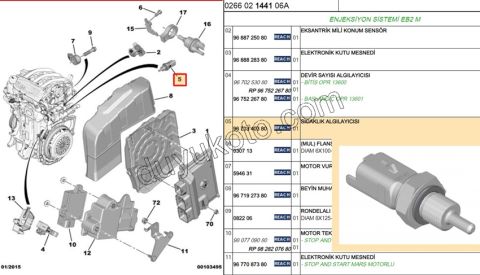 MUSUR SU ISI EB2M EB2F 1.9D, 1998/2003 YESIL