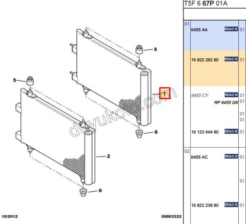 Klima Radyatörü P307 EM