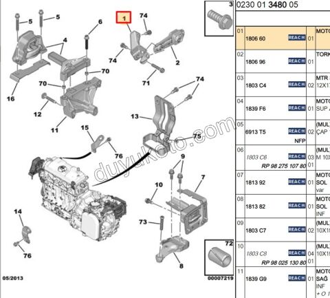 AYAK SAC SANZIMAN ALT TAKOZ P301 C31 AL4