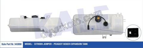 Radyatör Ek Depo BXR3 Kapaklı 3 CIKIS+SENSOR+