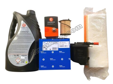 FİLTRE SETİ DİZEL 1.6HDI 75/90HP/110HP EURO4 2007/2011