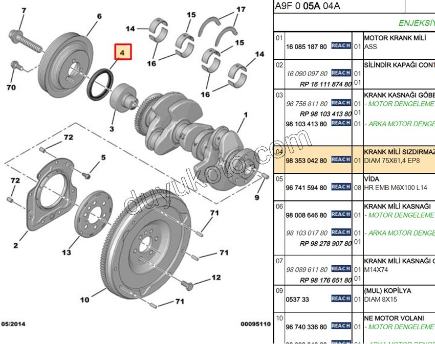 KECE KRANK ON 1.0CC EB2 75X61.4X8