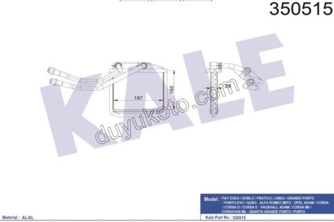 Kalorifer Radyatörü (Borulu) PBP NM FRN