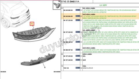 DS7 Stop Lambası sağ ÜST GT SPIRIT