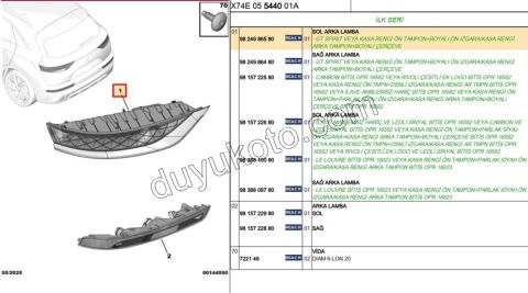 DS7 Stop Lambası sol ÜST GT SPIRIT