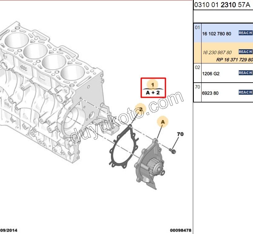 Devirdaim Su Pompası DW10F DW12R