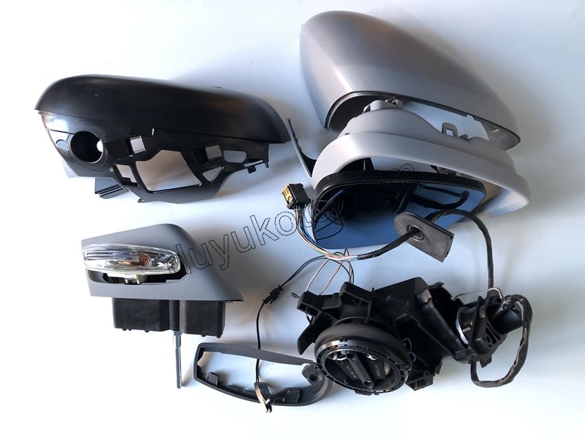 Citroen C5 Dikiz Aynası Sağ 2008> Astarlı Sinyalli ISI+ Mavi Camlı 2008/2012