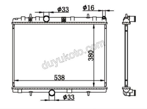 Motor Su Radyatörü P207 P301 EP 1.6HDİ Euro4
