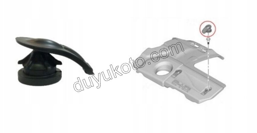 Moto Üst Muhafaza Kapağı Tutucu Lastik 1.6HDİ Euro5