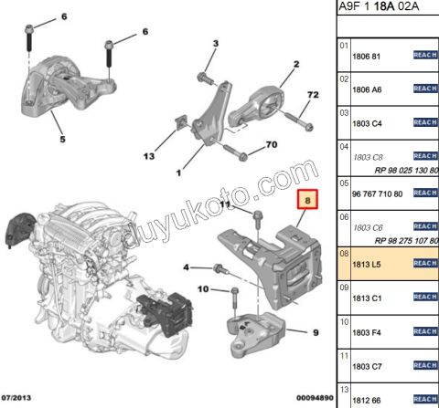 TAKOZ MOTOR SANZIMAN P2081 1.0CC