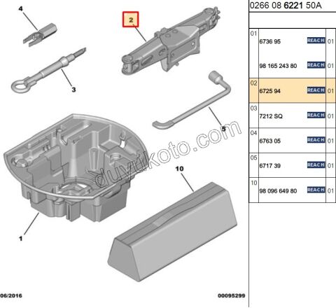 KRIKO ARABA KALDIRMA P307 PRT3 P301 C42