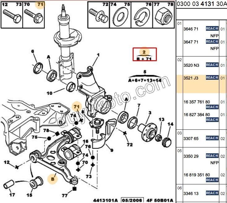 Salıncak Sağ 14Q BXR1 DCT1