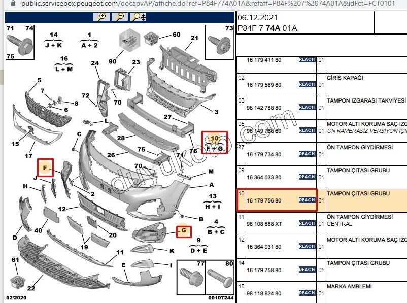 IZGARA ON TAMPON KOSE TK P30082