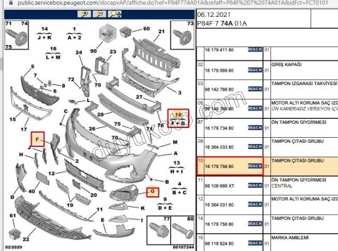 IZGARA ON TAMPON KOSE TK P30082