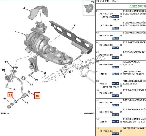 PUL KARTER TAPA DV5R+ BENZ LASTIKLI+