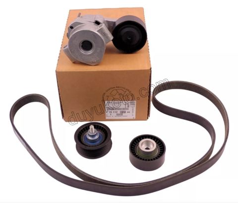 Alternatör V Kayış Kiti (Gergi Kütüklü) RULMAN Klimalı BXR3MQ 4PCS