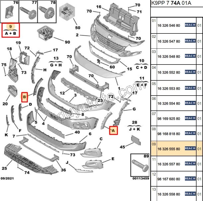 Dodik Ön Tampon Takım PRT4