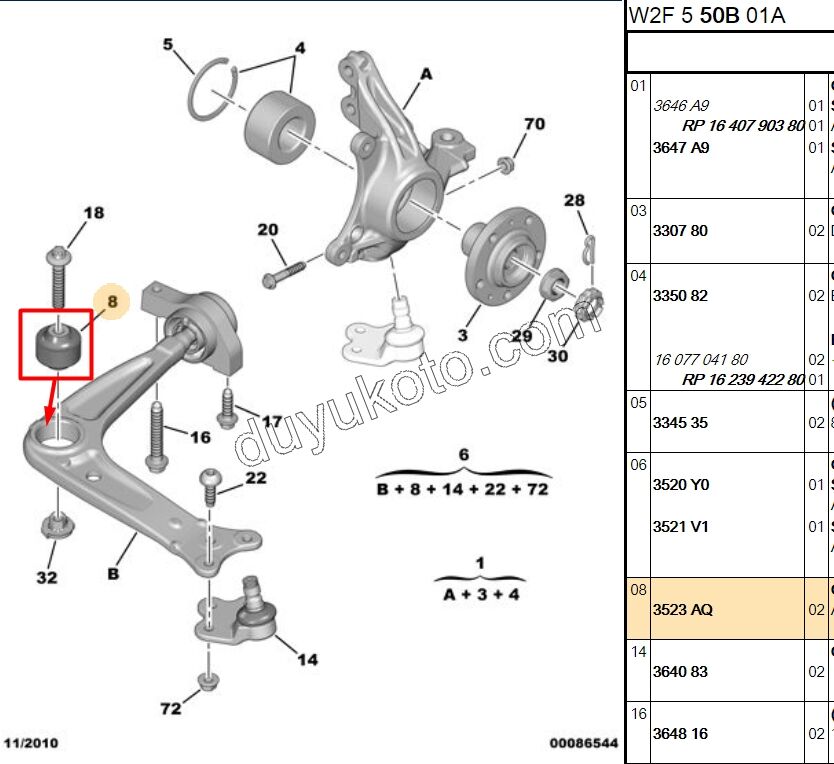 Ön Salıncak Orta Burcu P407 C53