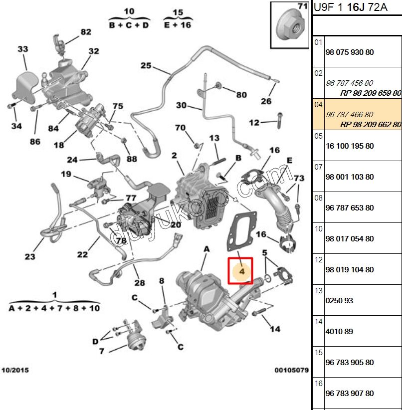 EGR Vana Contası Sac