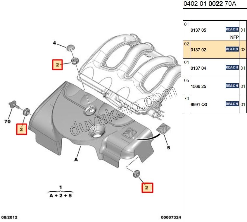 LASTIK KULBUTOR KAPAGI 1.9D, 1998/2003 PRT1 PRT2
