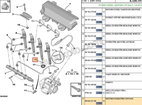 PUL ENJEKTOR BXR3 130CV