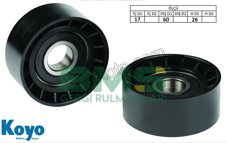 Tek Alternatör Gergi Rulmanı