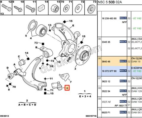 Rotil P306 18MM UZUN