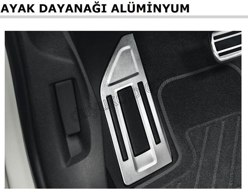 Pedalların Yanında ki Ayak Dayama P30082 P50082
